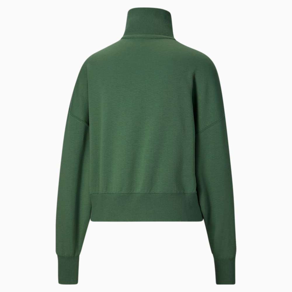 Puma Infuse Half-Zip Oversized Sweatshirt - Deep Forest