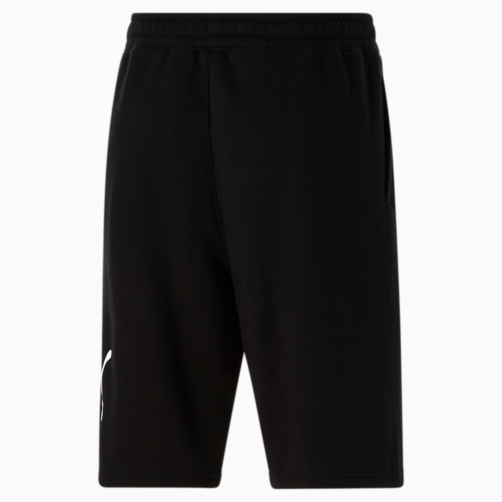 Puma Logo 10" Shorts - Cotton Black-White