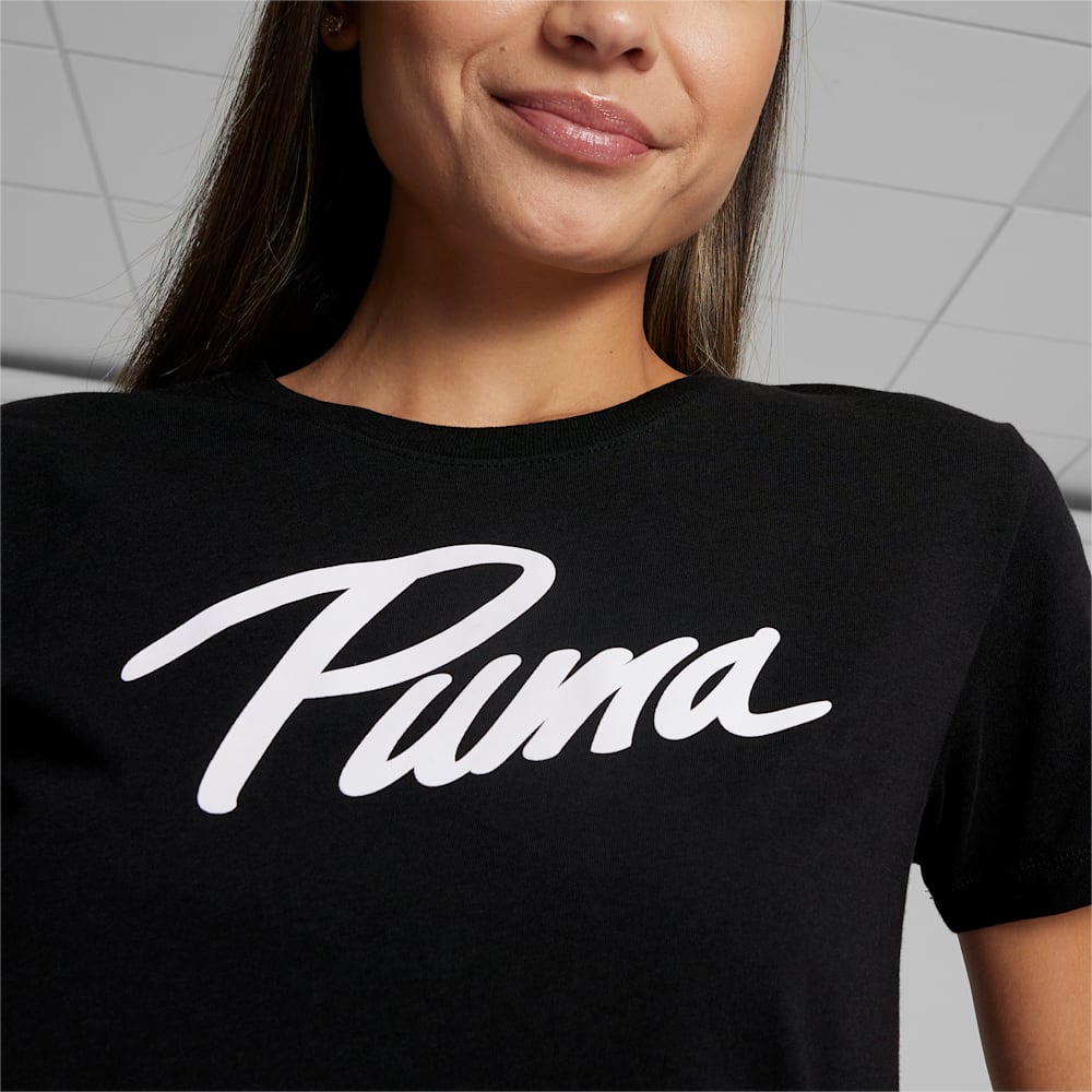 Puma Iridescent Logo Tee - Black