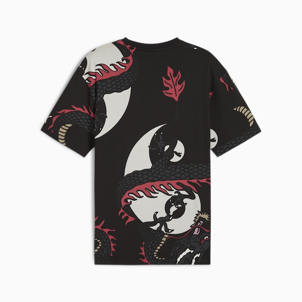 Puma x STAPLE AOP Tee - Black-Staple Pink