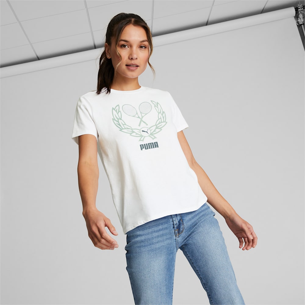 Puma Racket Tee - White