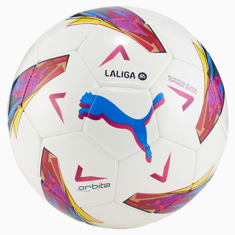 Puma Orbita LaLiga 1 Replica Training Soccer Ball - White-multi colour