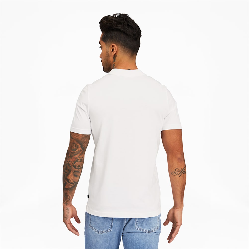 Puma Essentials Jersey Polo - White