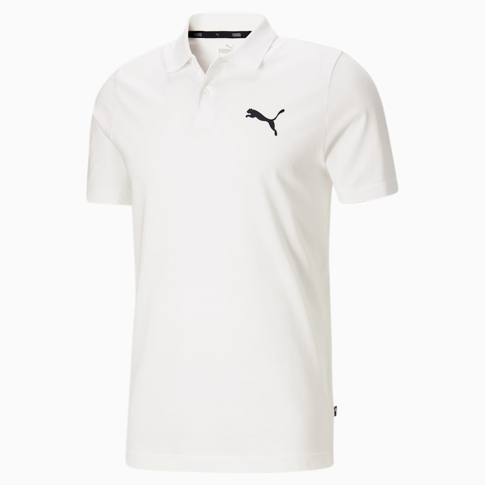 Puma Essentials Jersey Polo - White