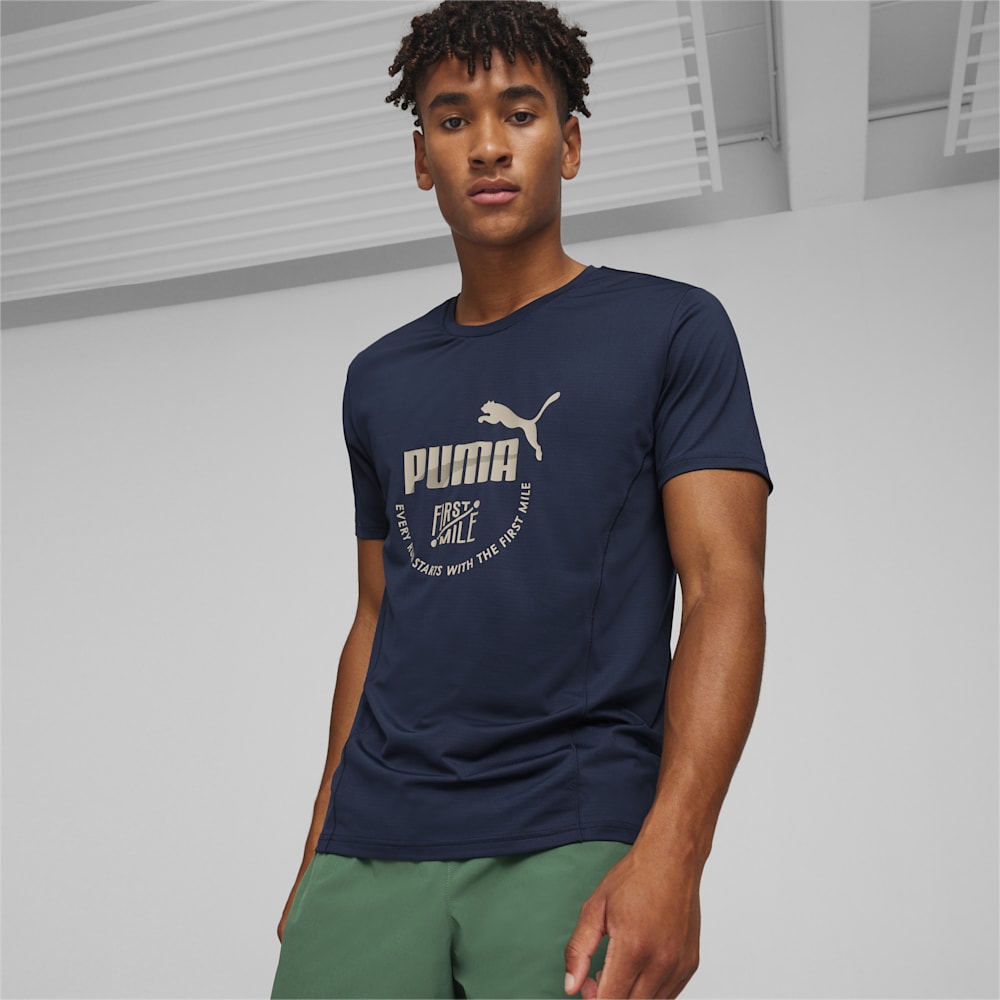 Puma x First Mile Running Tee - Club Navy