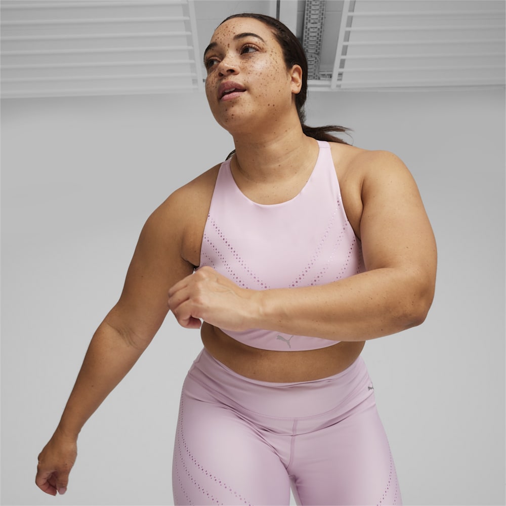 Puma PWR ULTRAFORM Graphic Bra - Grape Mist