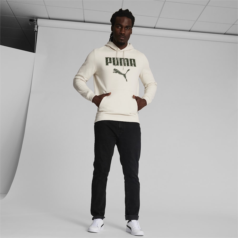 Puma Faux Embroidered Hoodie - Alpine Snow