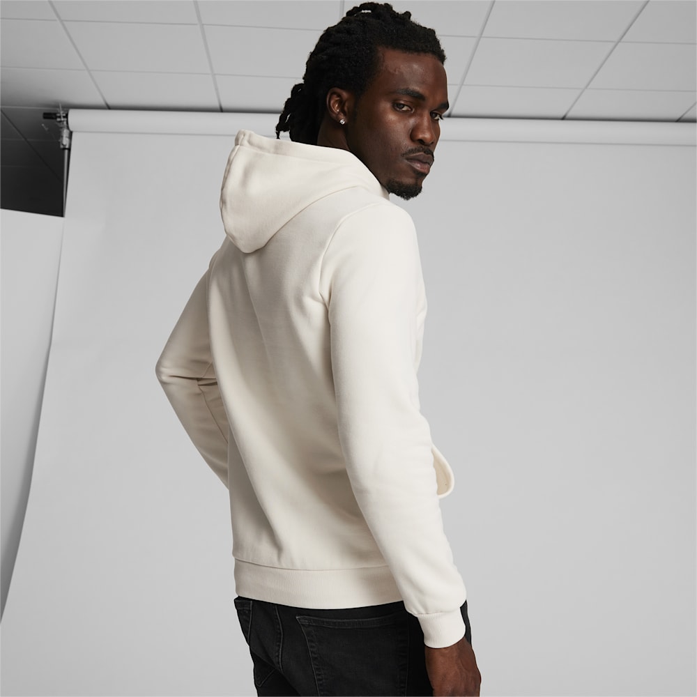 Puma Faux Embroidered Hoodie - Alpine Snow