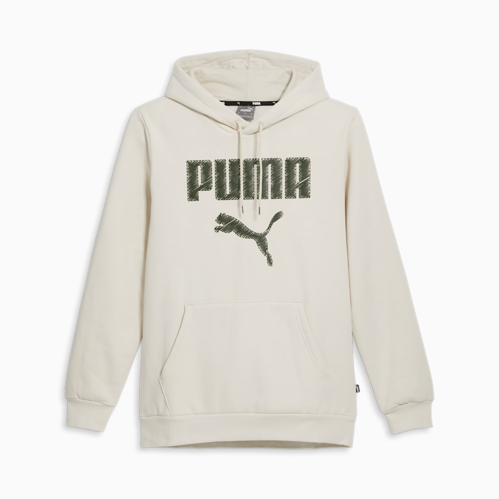 Puma Faux Embroidered Hoodie - Alpine Snow