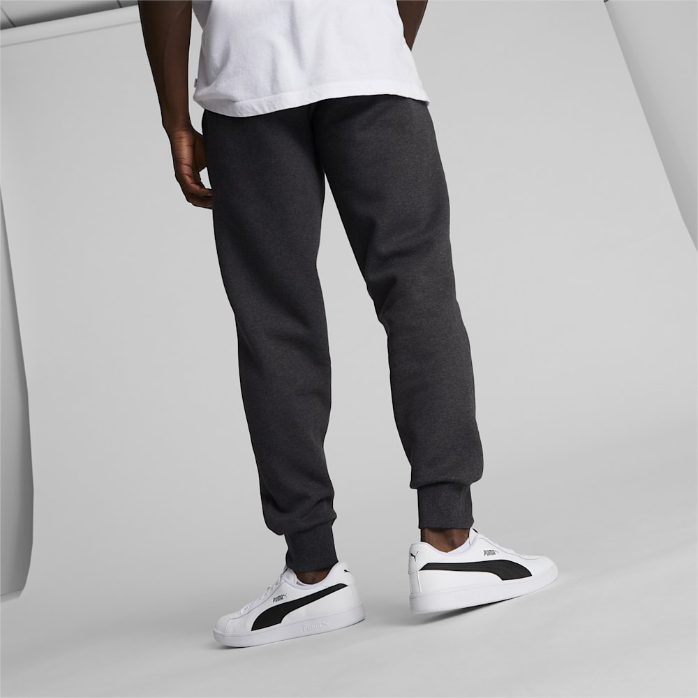 Puma Essentials Logo Joggers - Dark Gray Heather