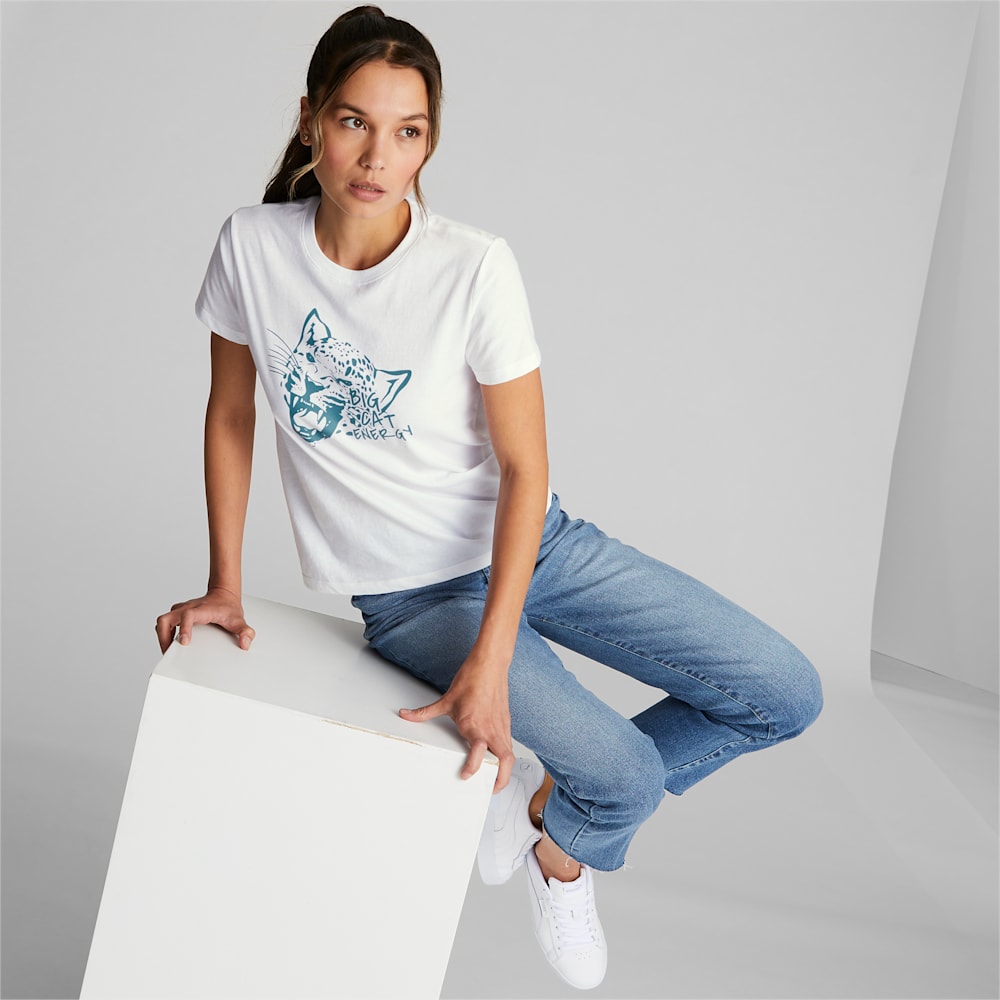 Puma Big Cat Energy Tee - White