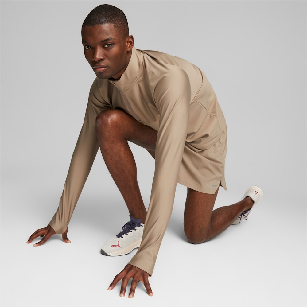 Puma M RUN Running Quarter-zip - Hazelnut