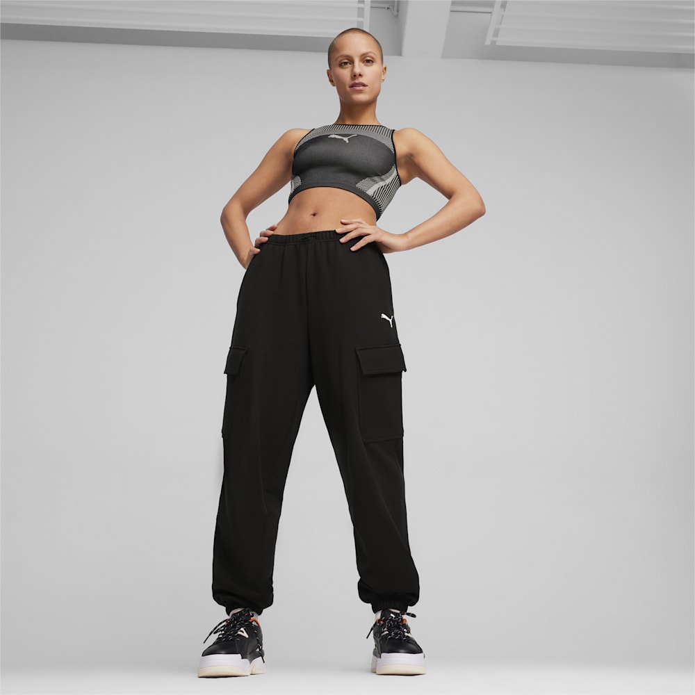 Puma DARE TO Relaxed Sweatpants - Black