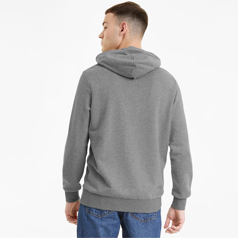 Puma Classics French Terry Logo Hoodie - Medium Gray Heather