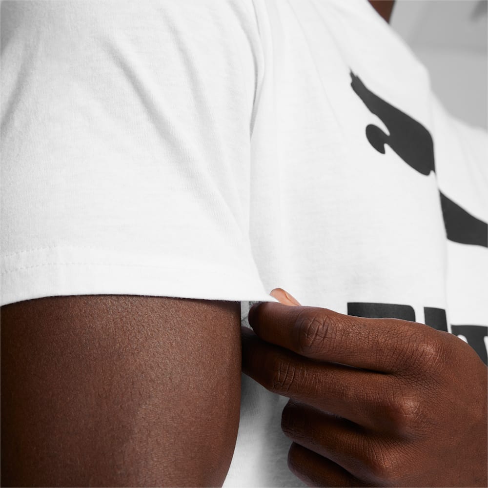 Puma Classics Logo Tee - White-Black