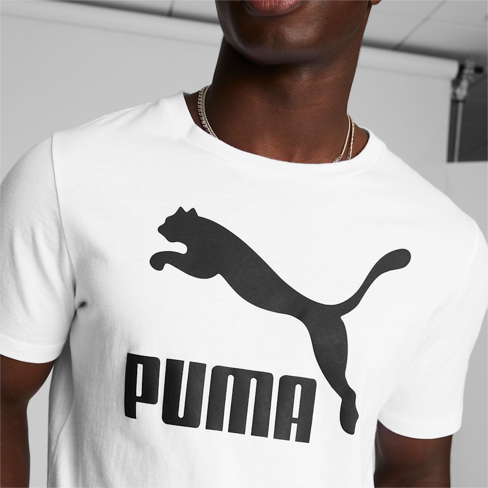 Puma Classics Logo Tee - White-Black