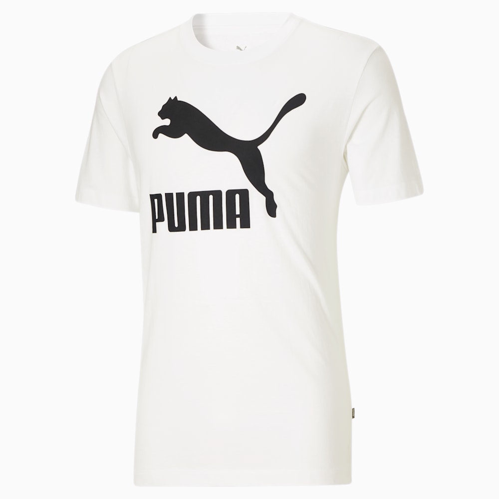 Puma Classics Logo Tee - White-Black