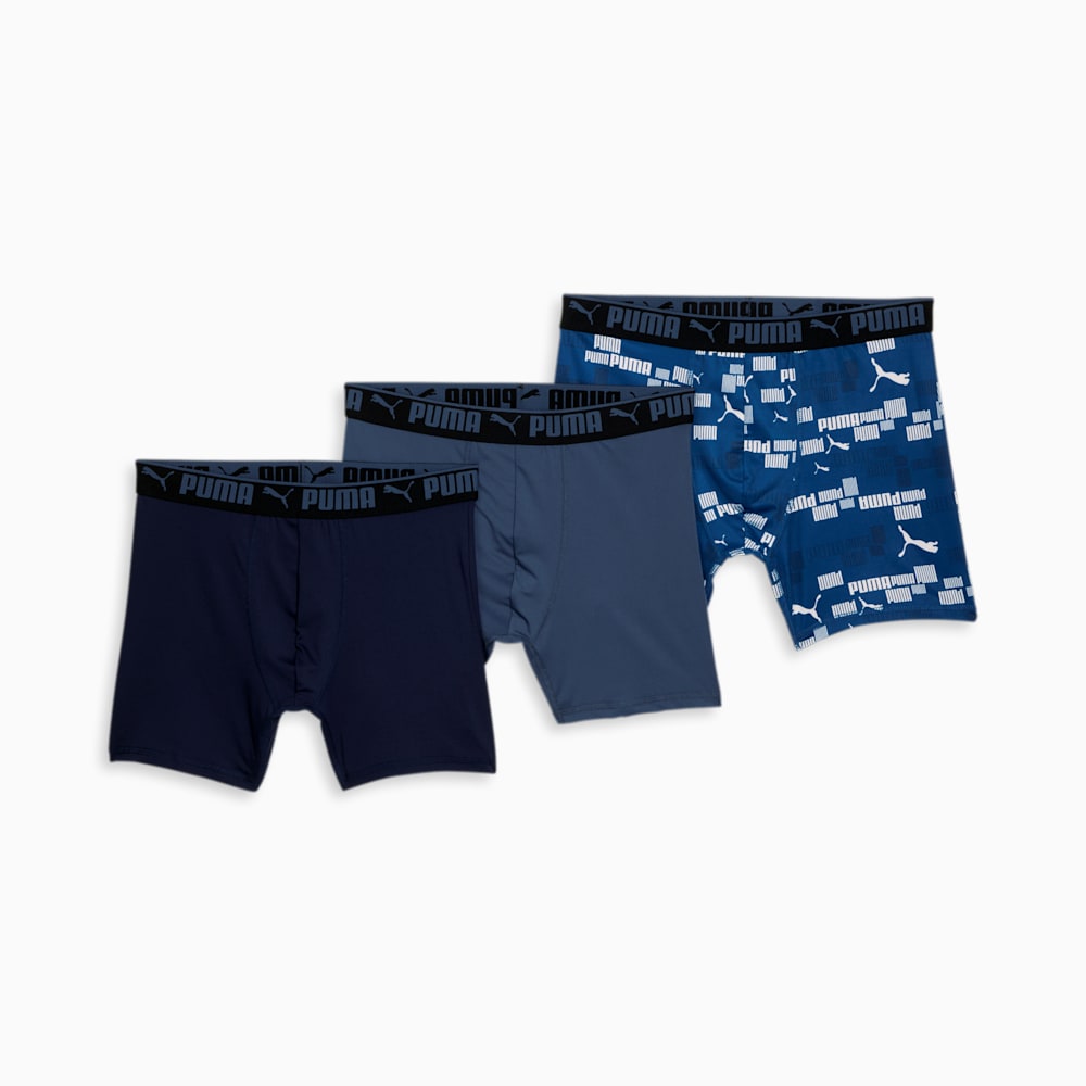 Puma Sportstyle Boxer Briefs (3 Pack) - BLUE