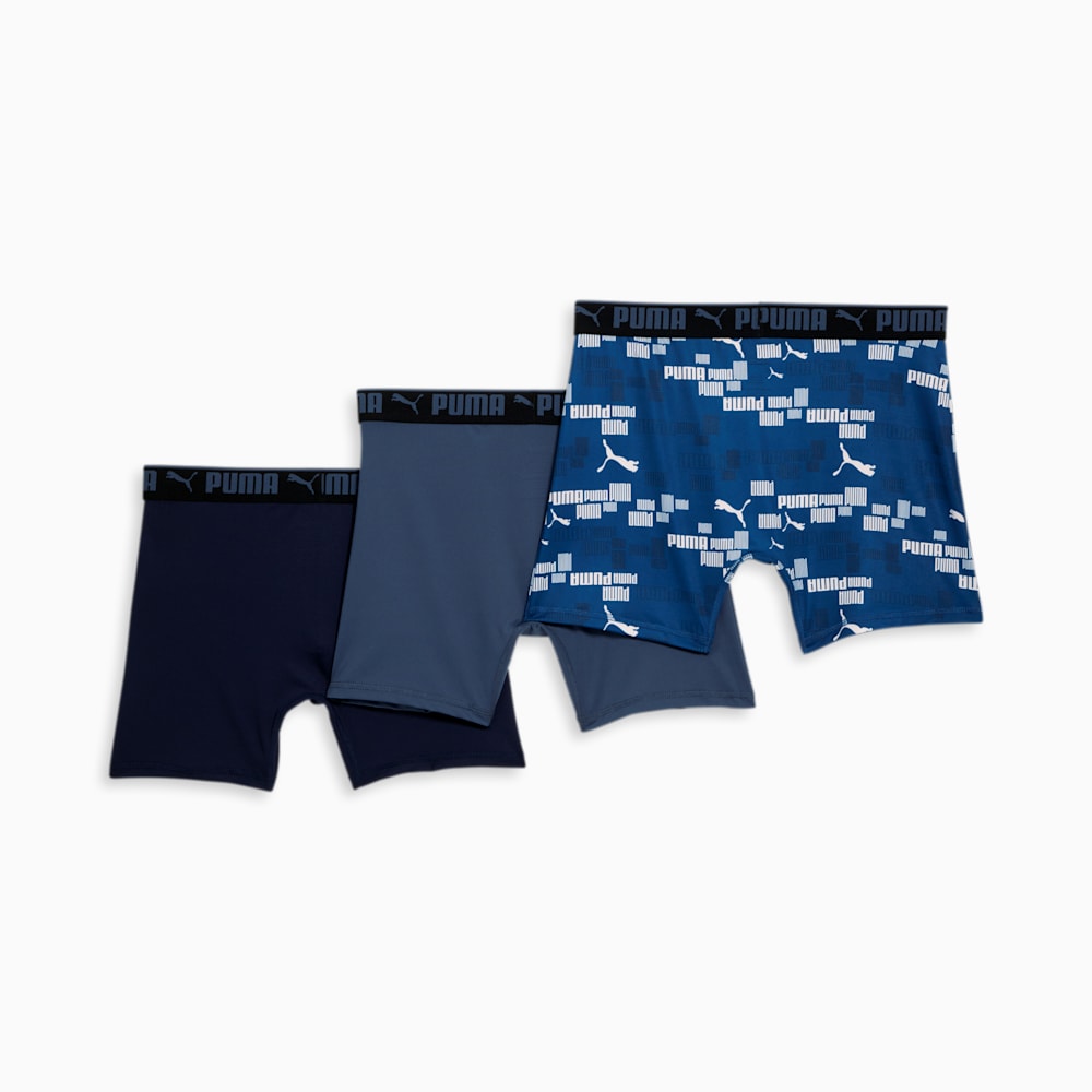 Puma Sportstyle Boxer Briefs (3 Pack) - BLUE