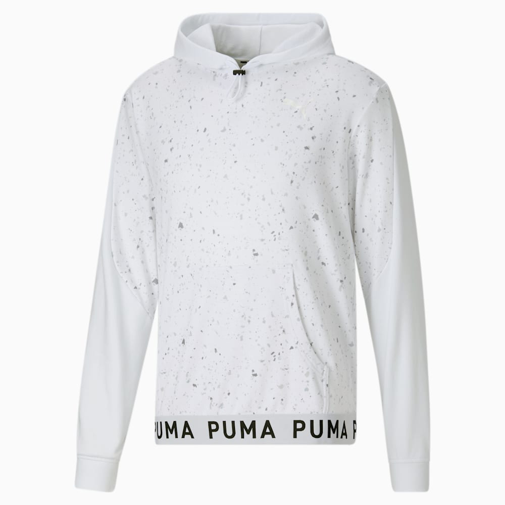 Puma Printed Training Hoodie - White