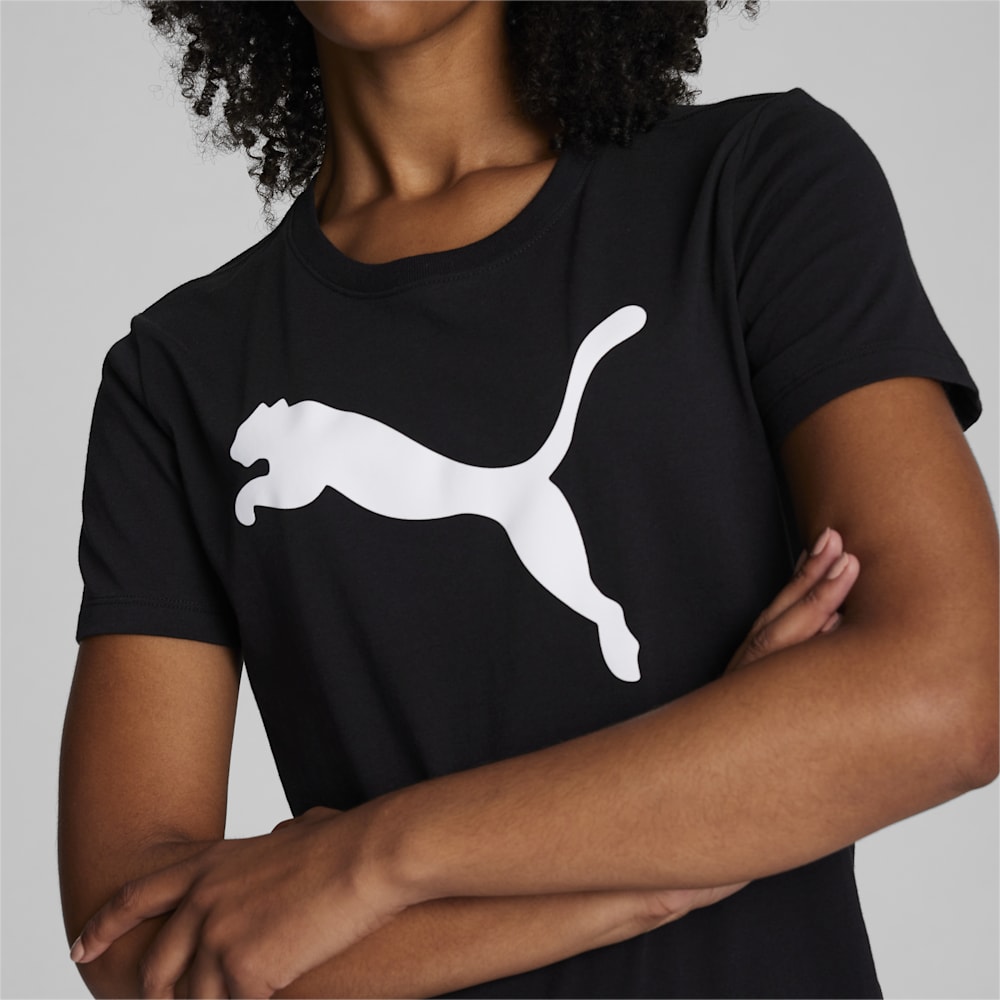 Puma Essentials Big Cat Logo Tee - Black