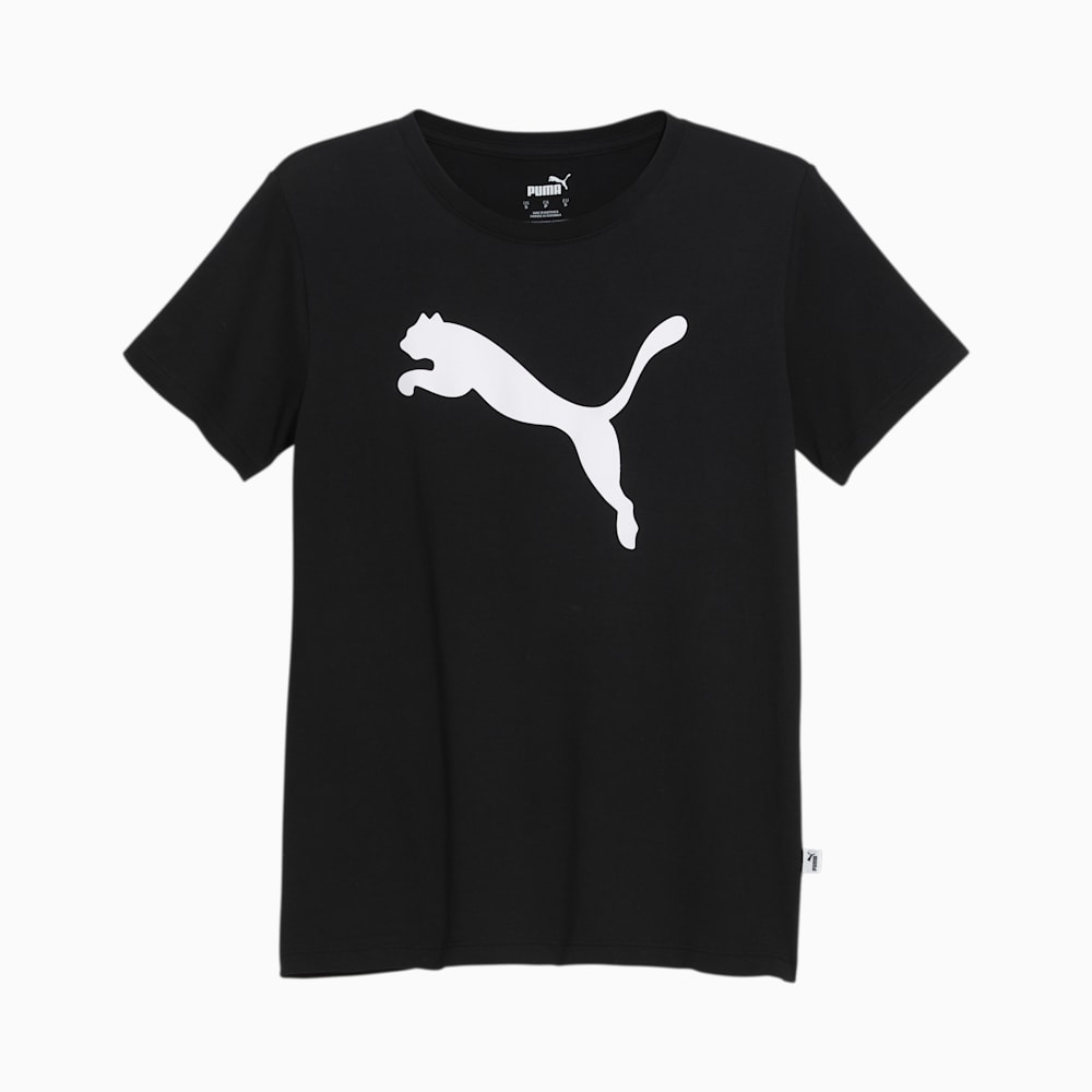 Puma Essentials Big Cat Logo Tee - Black