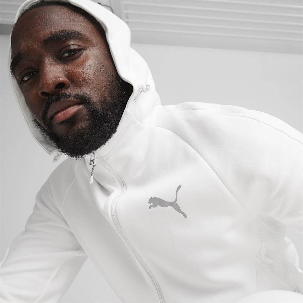 Puma EVOSTRIPE Full-Zip Hoodie - White