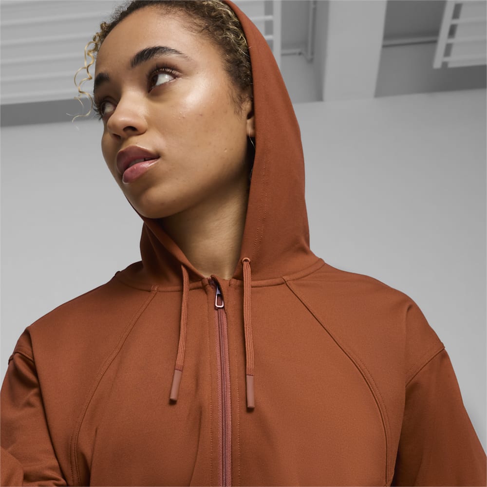 Puma CLOUDSPUN Full-Zip Training Hoodie - Teak