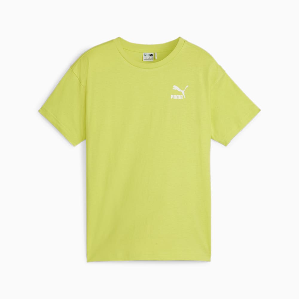 Puma Better Classics Relaxed Youth Tee - Lime Sheen