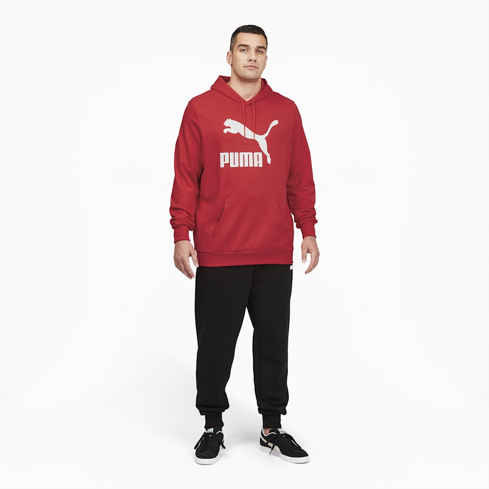 Puma Classics Logo Hoodie Big And Tall - High Risk Red