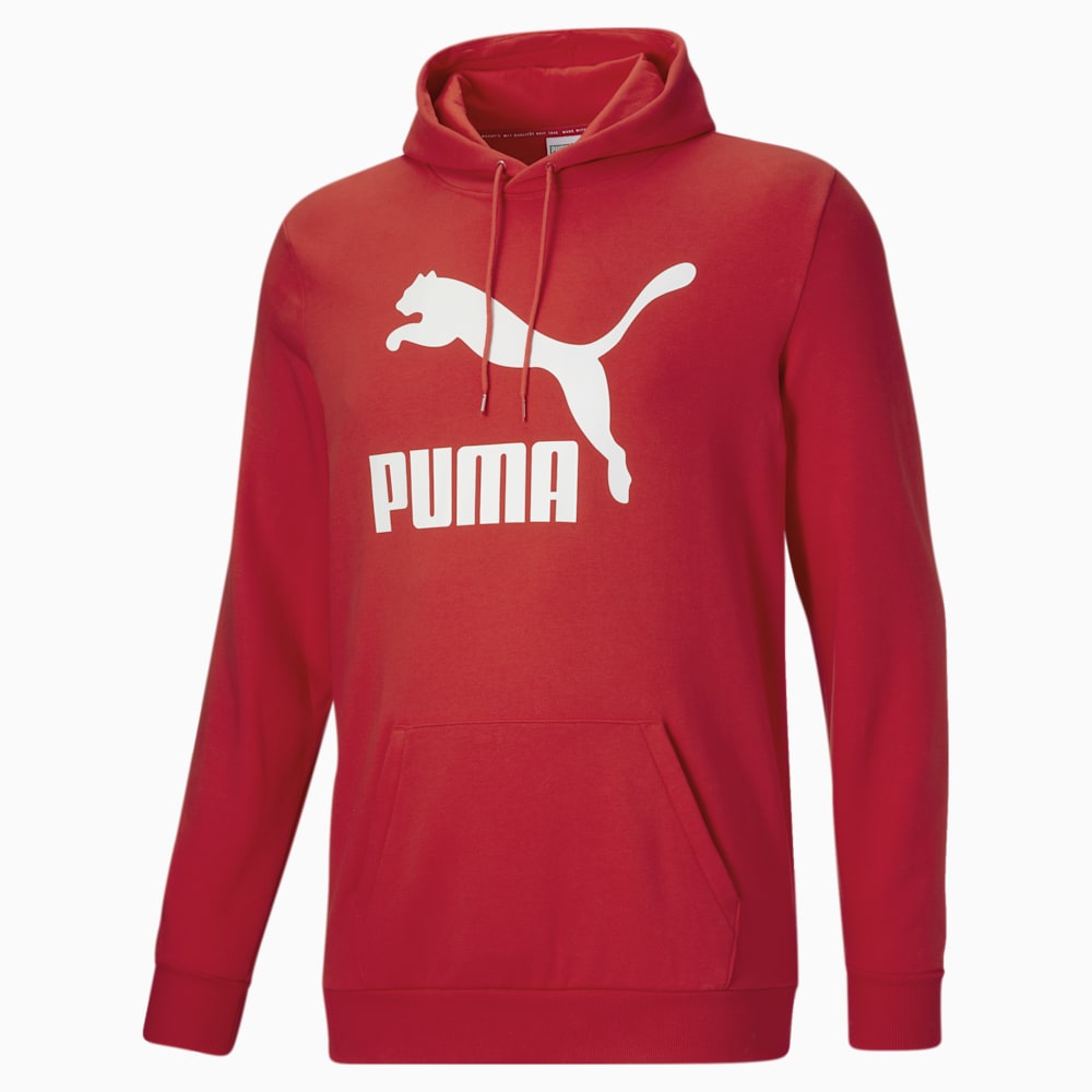 Puma Classics Logo Hoodie Big And Tall - High Risk Red