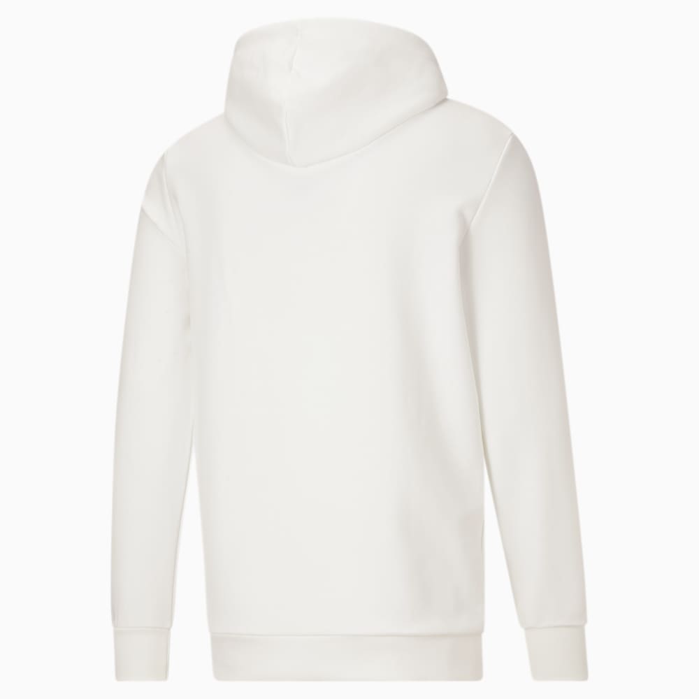 Puma Classics Logo Hoodie FL - White-Bamboo