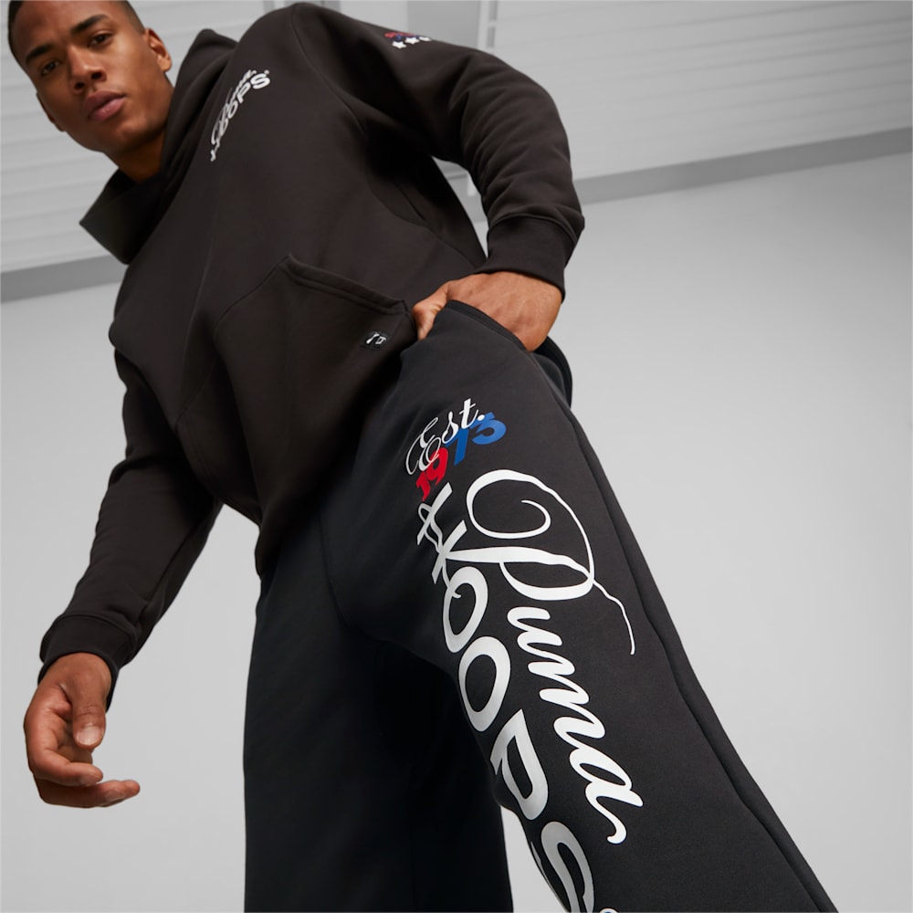 Puma Franchise Basketball Sweatpants - Black