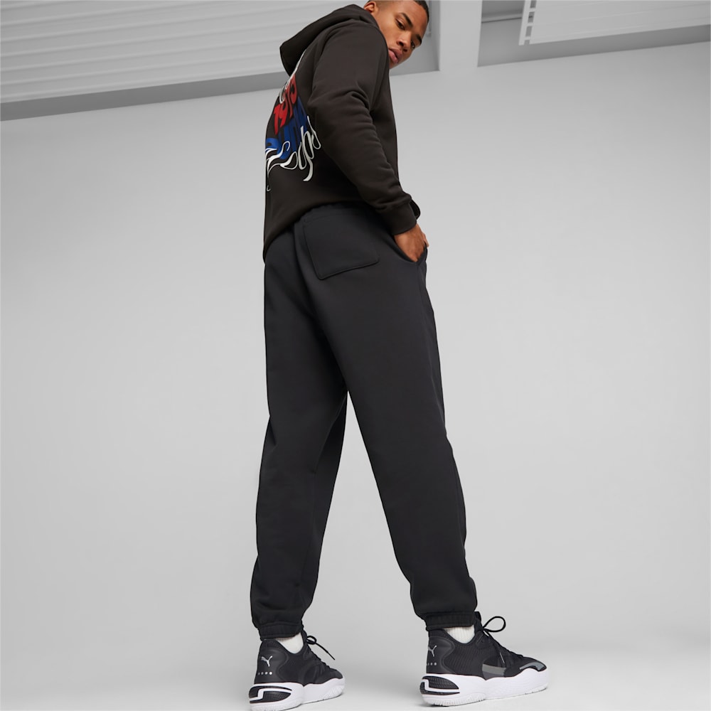 Puma Franchise Basketball Sweatpants - Black