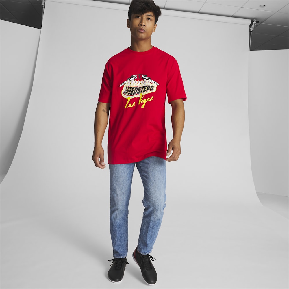 Puma Scuderia Ferrari Race Garage Crews Las Vegas Tee - Rosso Corsa