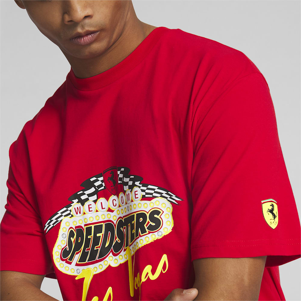 Puma Scuderia Ferrari Race Garage Crews Las Vegas Tee - Rosso Corsa