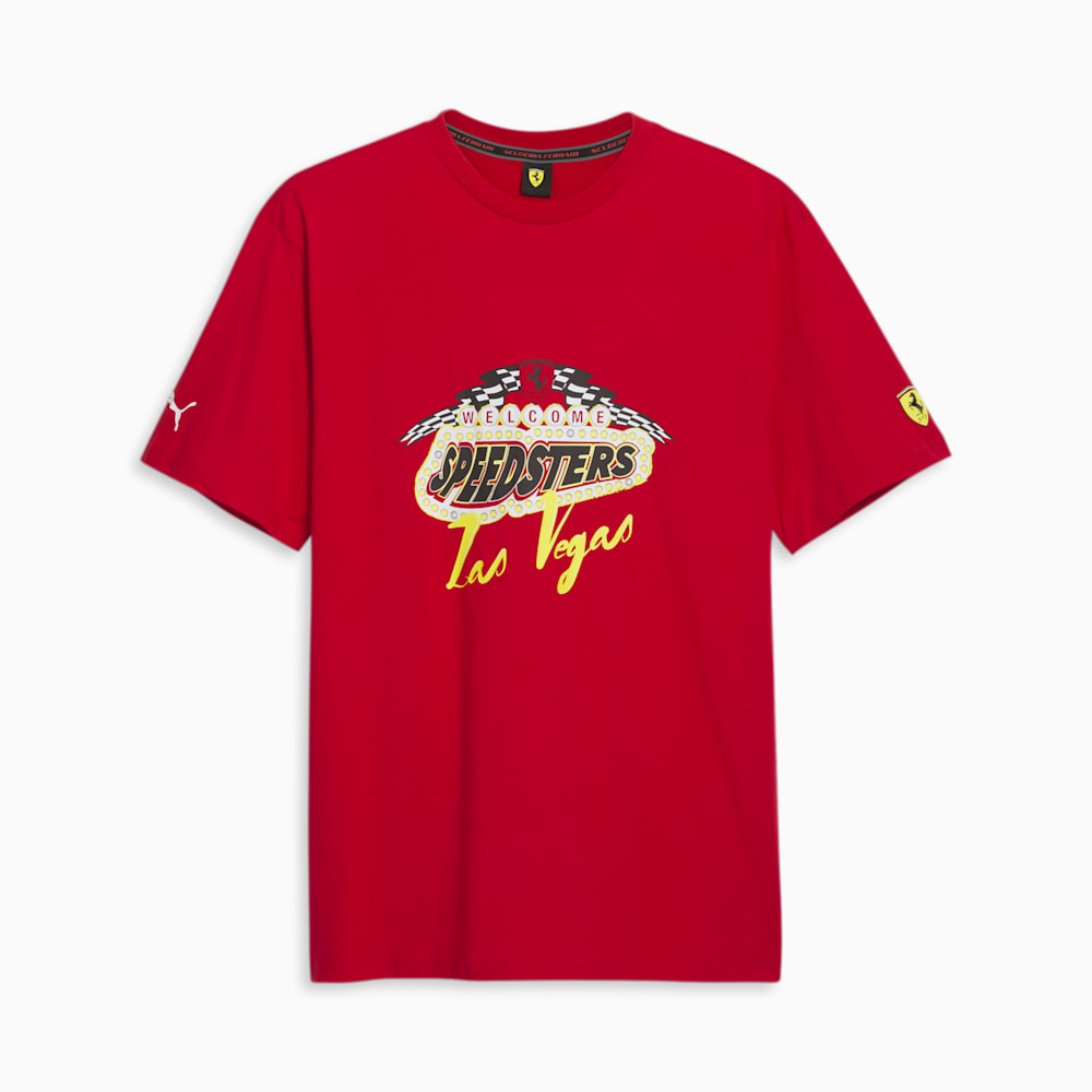 Puma Scuderia Ferrari Race Garage Crews Las Vegas Tee - Rosso Corsa