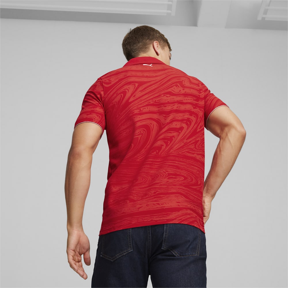 Puma Scuderia Ferrari Race Motorsport Graphic Polo - Rosso Corsa