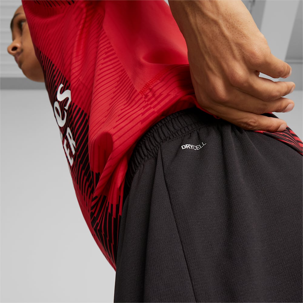 Puma AC Milan Soccer Shorts - Black-For All Time Red