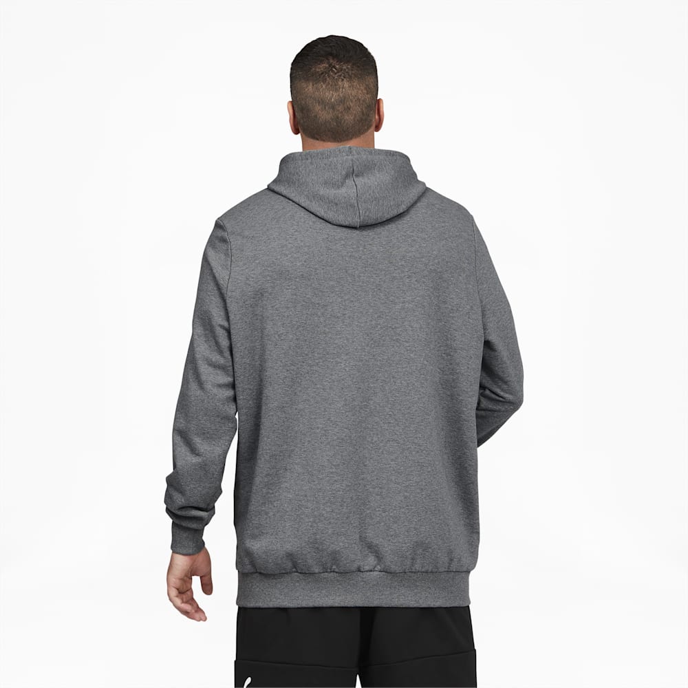 Puma Classics Logo Hoodie Big And Tall - Medium Gray Heather