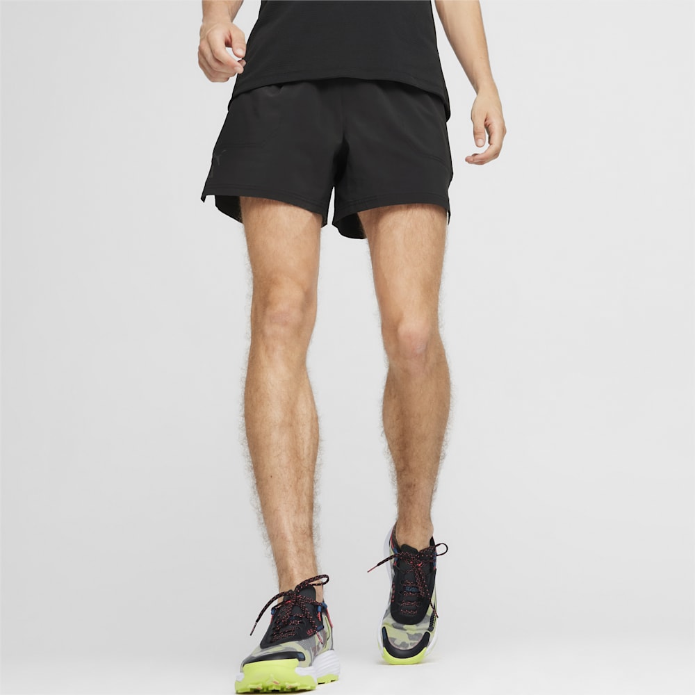 Puma SEASONS 5" Woven Shorts - Black