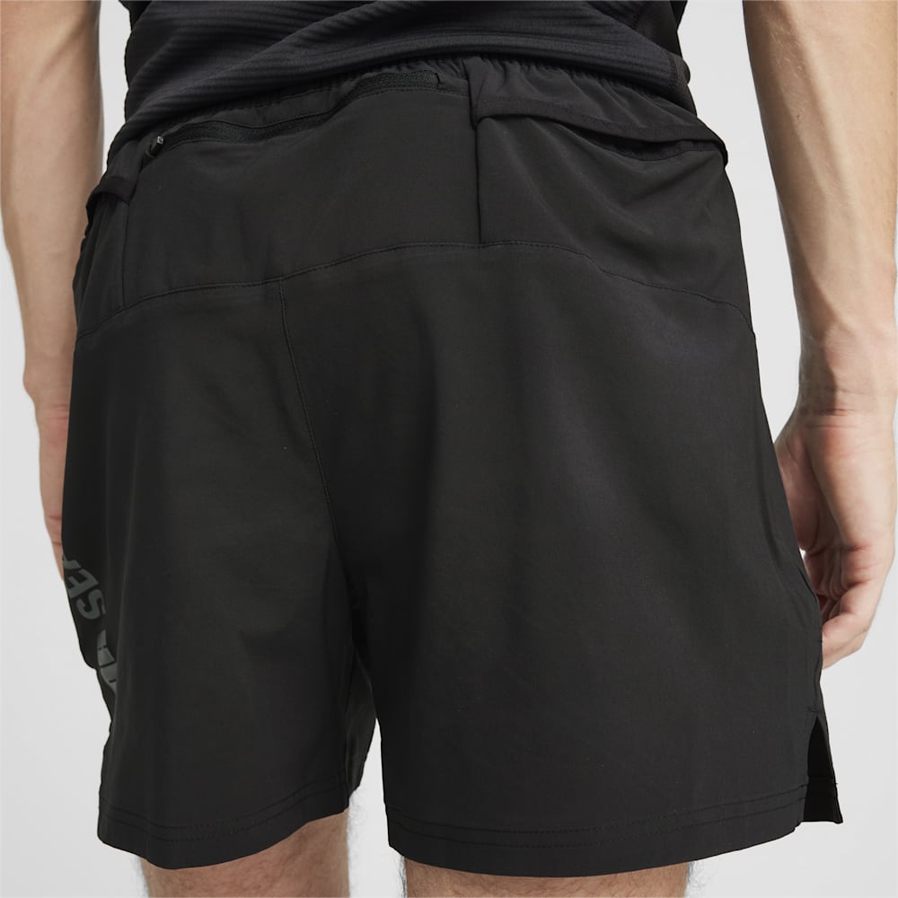 Puma SEASONS 5" Woven Shorts - Black