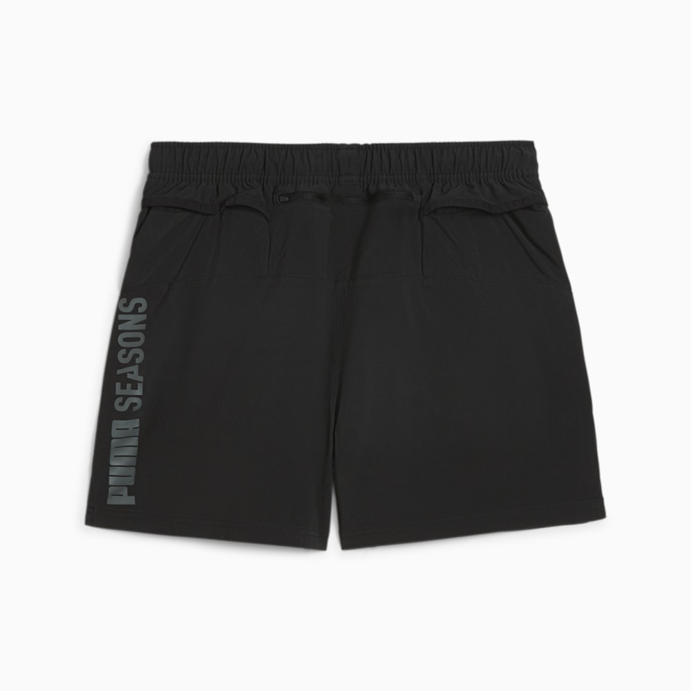 Puma SEASONS 5" Woven Shorts - Black