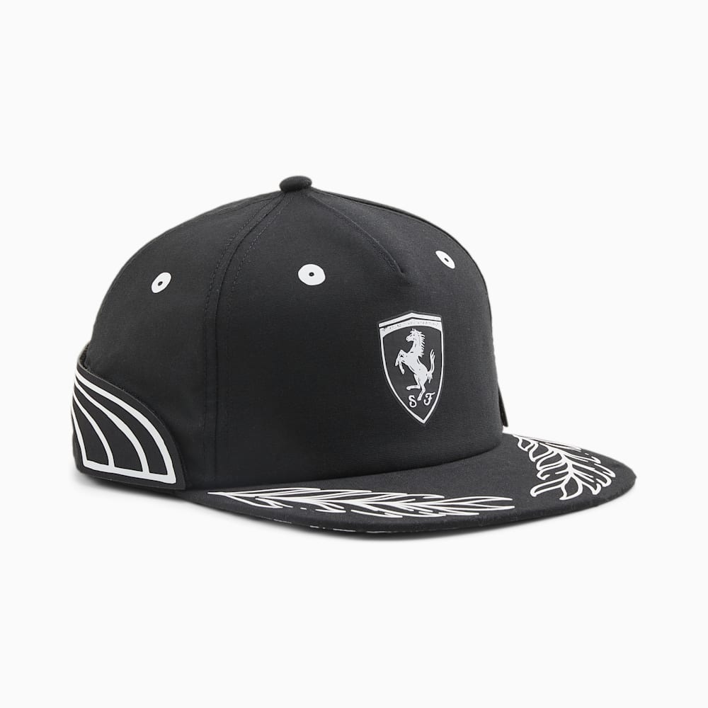 Puma SCUDERIA FERRARI x JOSHUA VIDES Flat Brim Cap - Black