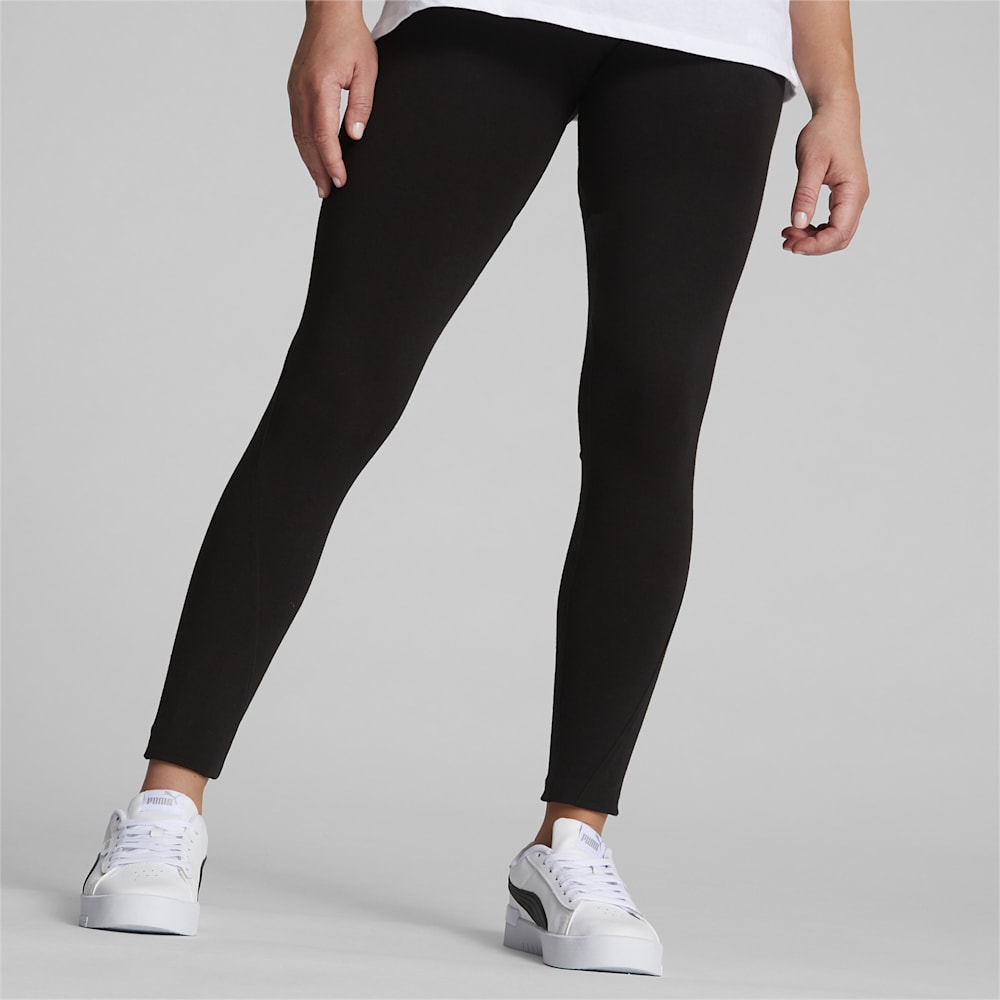 Puma Power Leggings - Black-White