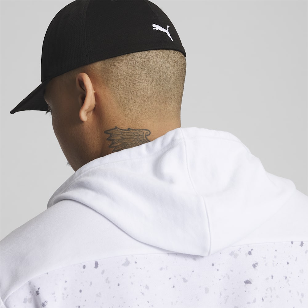 Puma Hudson Flexfit Cap - BLACK/WHITE