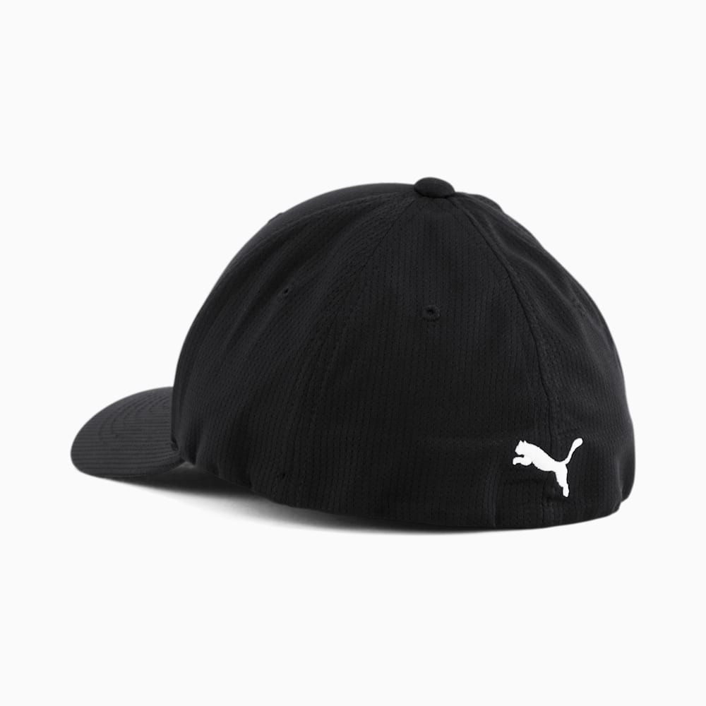 Puma Hudson Flexfit Cap - BLACK/WHITE