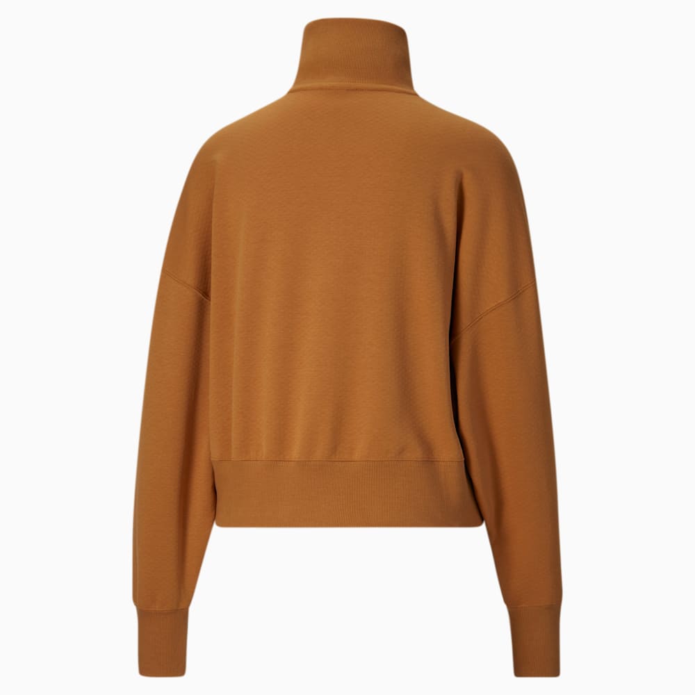 Puma Infuse Half-Zip Oversized Sweatshirt - Desert Tan