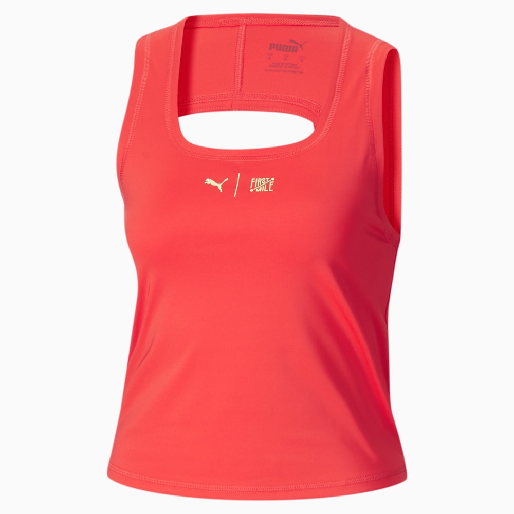 Puma x FIRST MILE Cropped Running Tank Top - Firelight