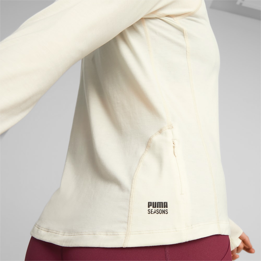 Puma SEASONS Long Sleeve Tee - Alpine Snow